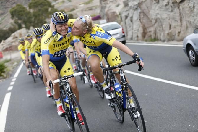 Riis and Tinkov getting on well at the team's training camp