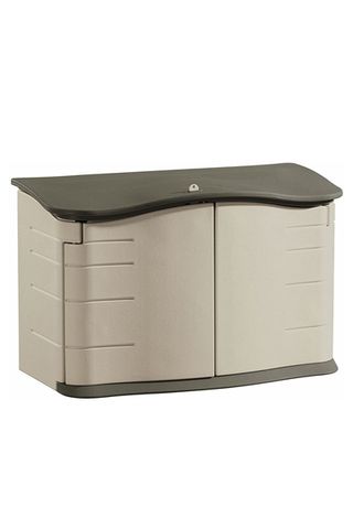 Outdoor storage: Image of Rubbermaid storage