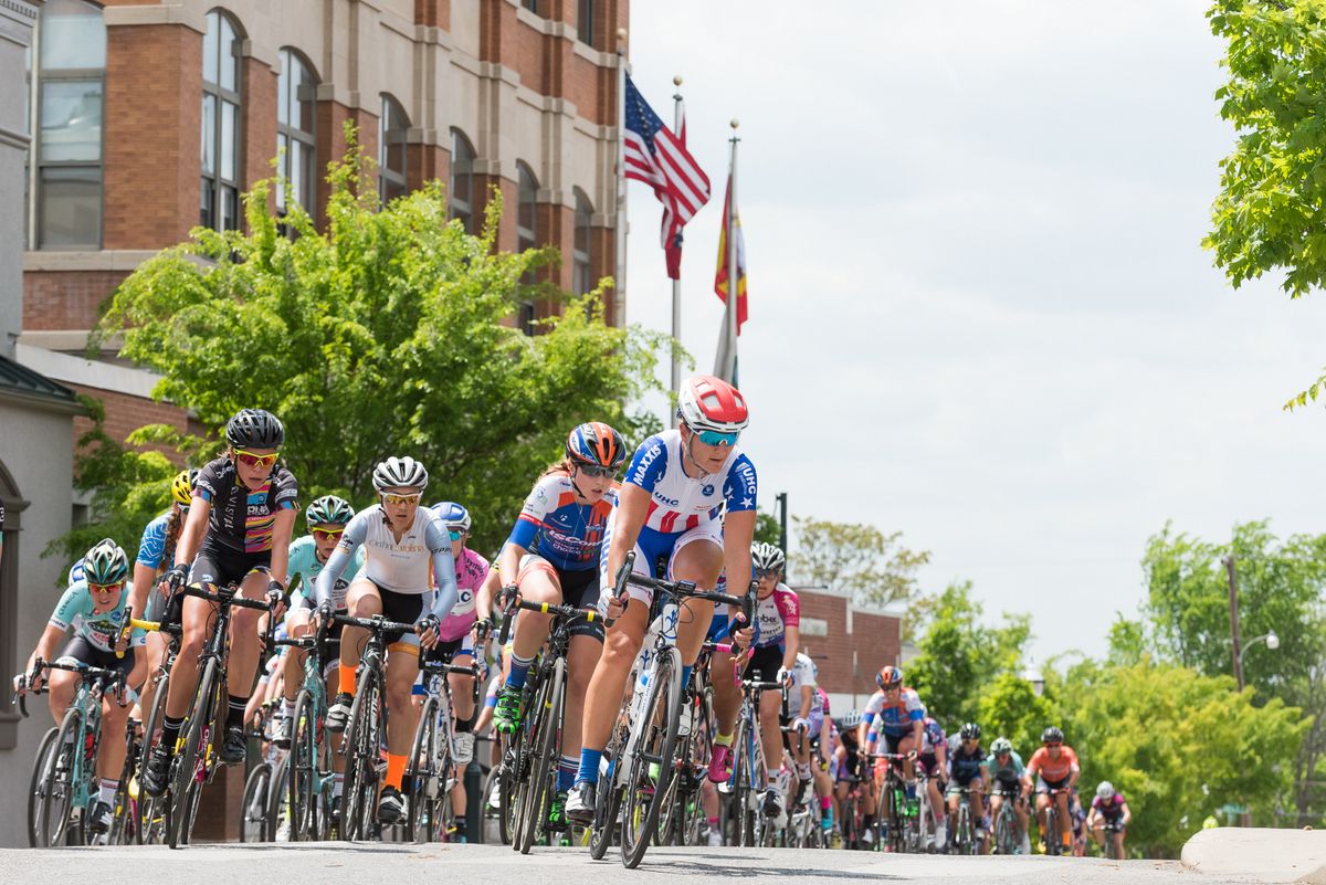 Lauren Tamayo (UHC) controlling the race