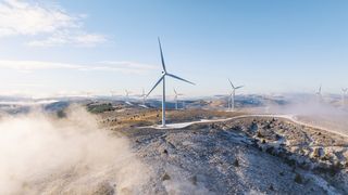 Wind turbines are being built up and down the UK