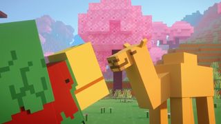 Minecraft 1.20 - the sniffer and camel become friends