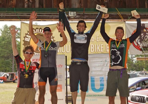 Singlespeed podium at the Hampshire 100