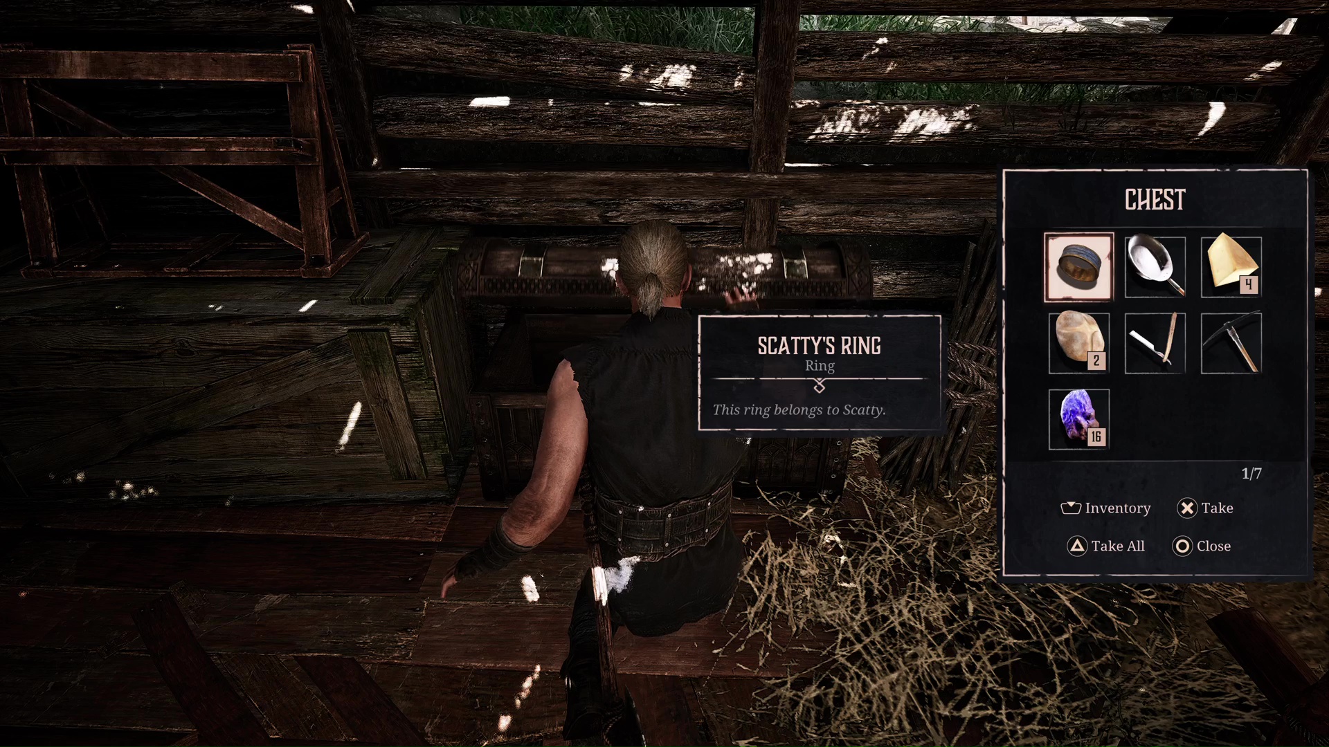 Inside Scatty's Chest in the Gothic 1 Remake