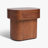 Bluff Oval Nightstand with Drawer: $749