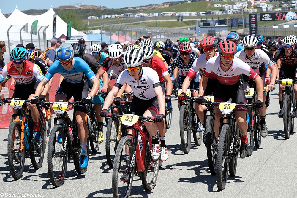 Anton Cooper (Trek Factory Racing) wasted no time in going to the front