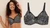 Marks and Spencer Printed Mesh Wired Extra Support Bra F-J