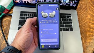 Jabra Elite 8 Active Gen-2 showing ANC settings in control app