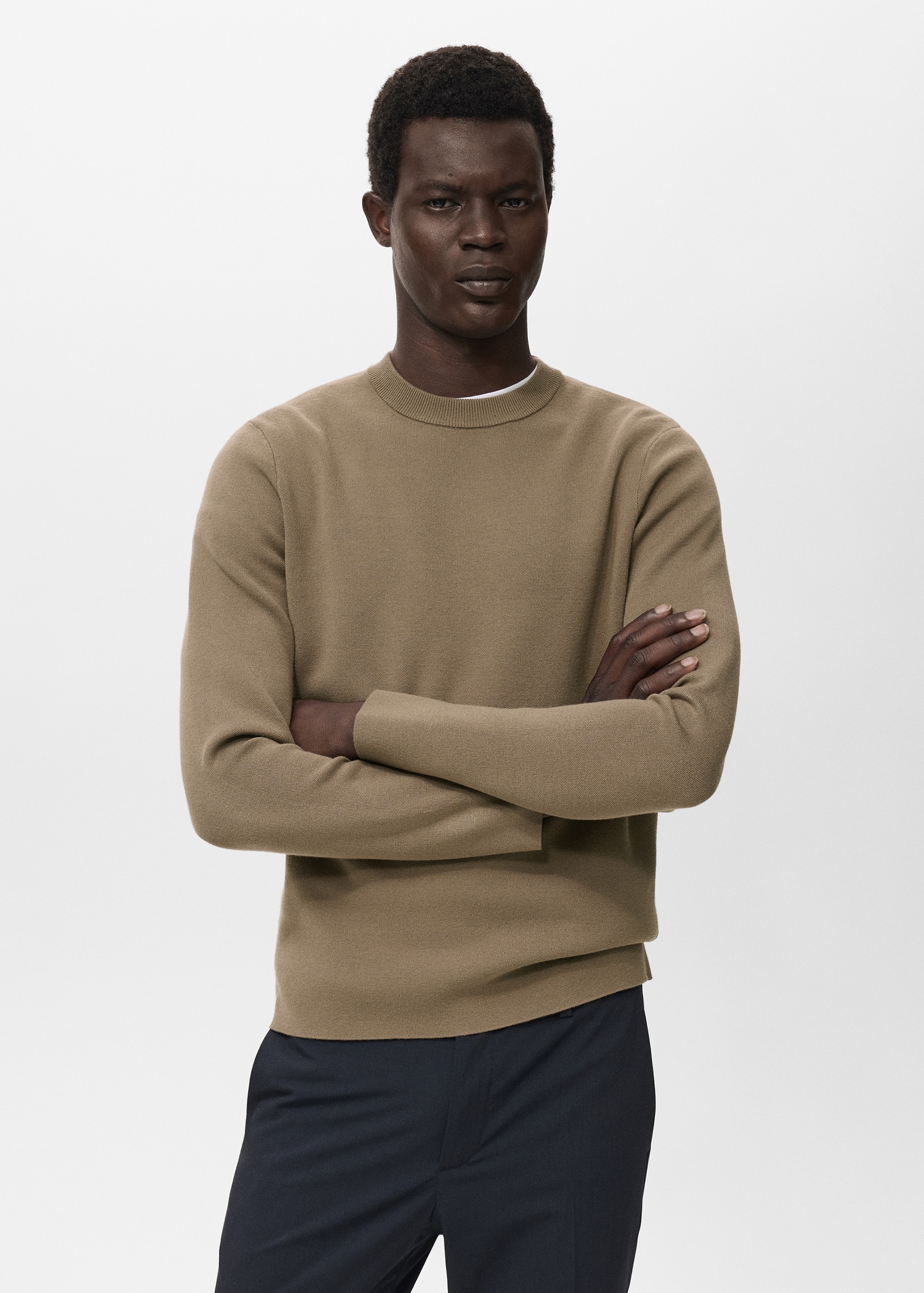Medium-Knit Regular-Fit Sweater - Men | Mango Usa