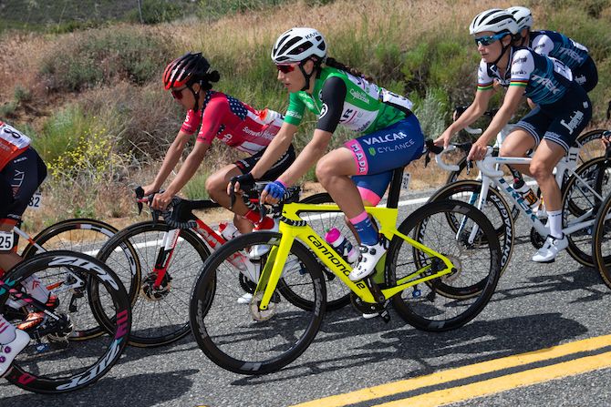 Elisa Balsamo (Valcar-Cylance Cycling) on stage 3 of the 2019 Tour of California Women's Race