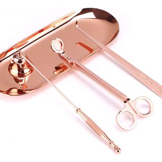 OwnMy 4 in 1 Candle Accessory Set in rose gold