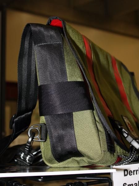 Clever features include a handy mini U-lock holder crafted out of seat belt webbing.