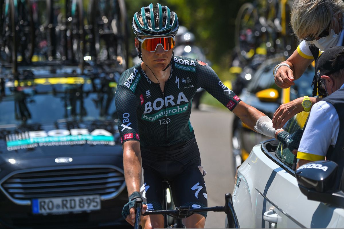 Tour de France 2021 - 108th Edition - 19th stage Mourenx - Libourne 207 km - 16/07/2021 - Doctor - Wilco Kelderman (NED - Bora - Hansgrohe) - photo Dario Belingheri/BettiniPhoto&Acirc;&copy;2021