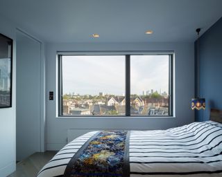 a bedroom in a loft conversion