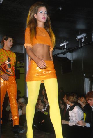 underrated 80s neon orange and yellow