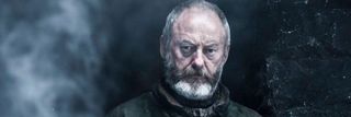 Davos is looking intensely.