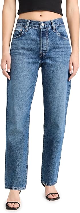 Levi's, Levi's Women's 501 90s Jeans, Not My News Channel, Blue, 24