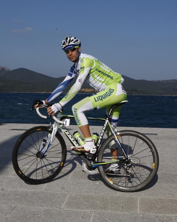 Vincenzo Nibali (Liquigas-Cannondale) before the start.