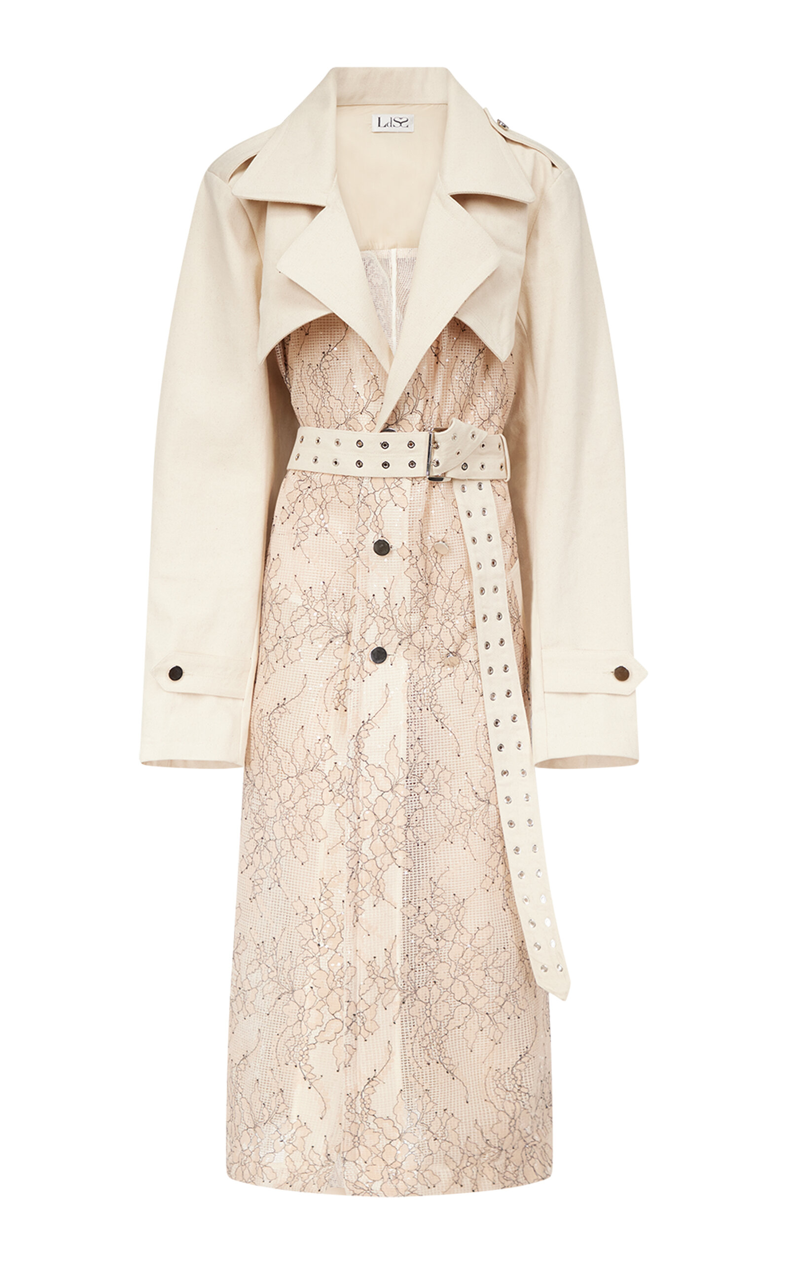 Geraud Lace Trench Coat