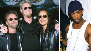 Metallica in 2001 and rapper Ja Rule