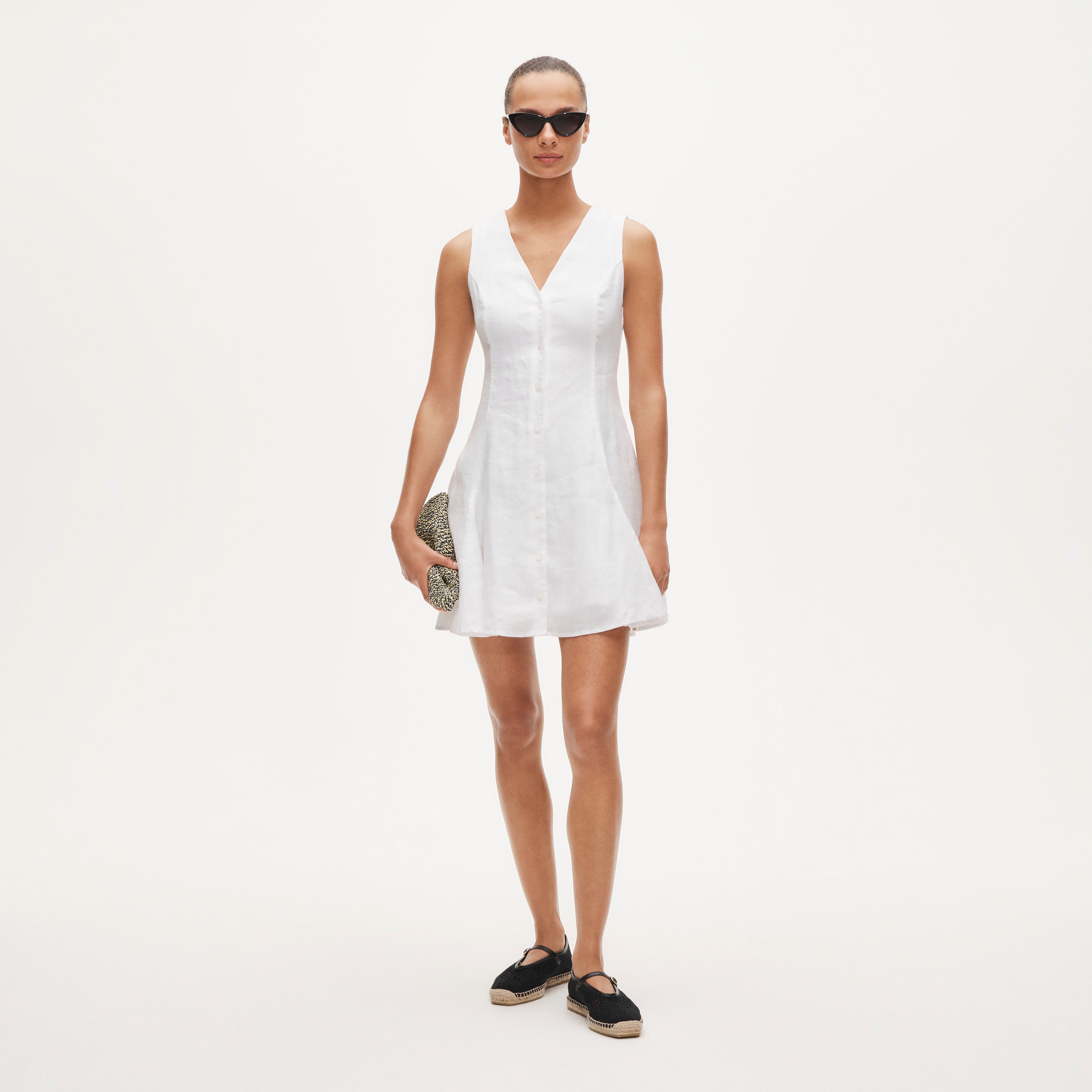 Linen Mini Dress
