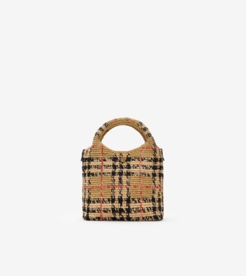 Mini Margate Tote in Sand Beige - Women | Burberry&amp;reg; Official