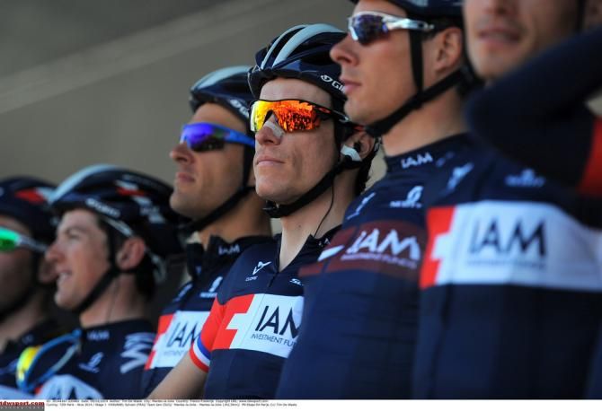 IAM Cycling presented to to the crowd