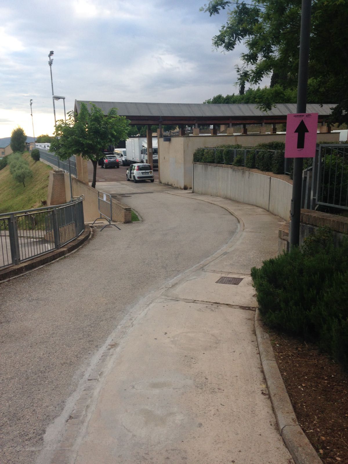 There are several technical corners on the course