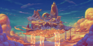 Mount Olympus in 1997's Hercules