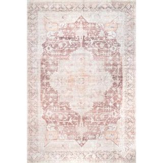 vintage pink rug 