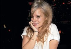 Lily Allen at the Noel Fielding Teenage Cancer Trust party