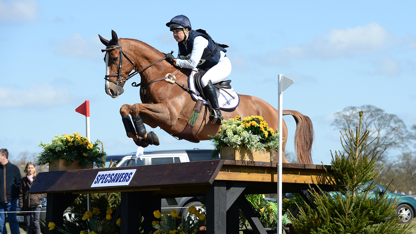 Lizzie Brown and Henton Attorney General at Belton Park in 2015 event horse