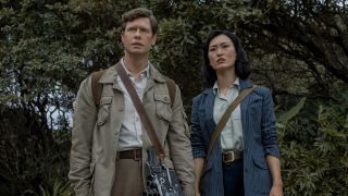 Anders Holm and Mari Yamamoto in Monarch: Legacy of Monsters