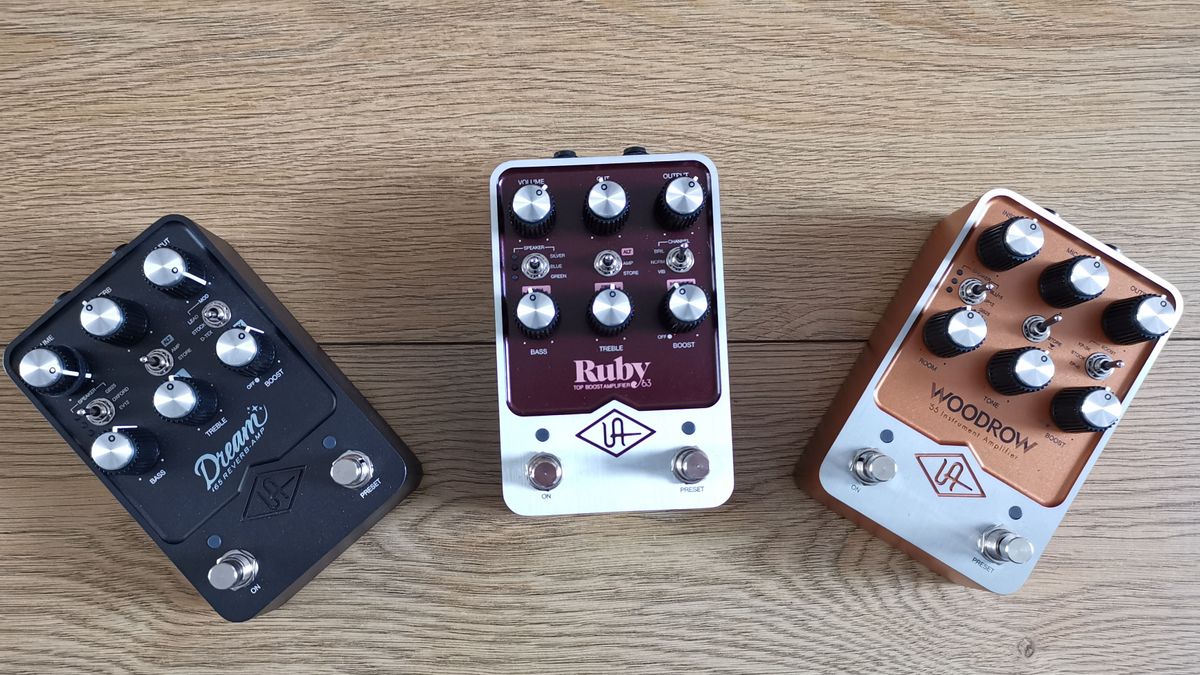 Universal Audio UAFX Woodrow '55, Ruby '63 and Dream '65 amp pedals ...