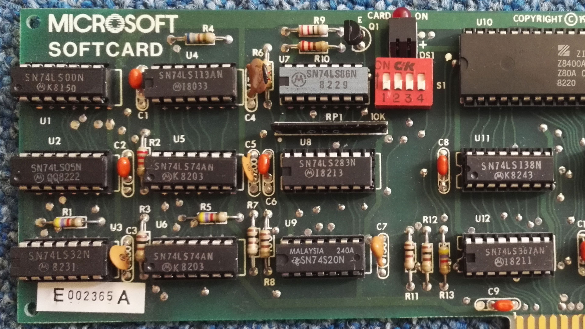Microsoft Z-80 SoftCard