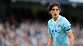 Stefan Savic of Manchester City (Photo by AMA/Corbis via Getty Images)