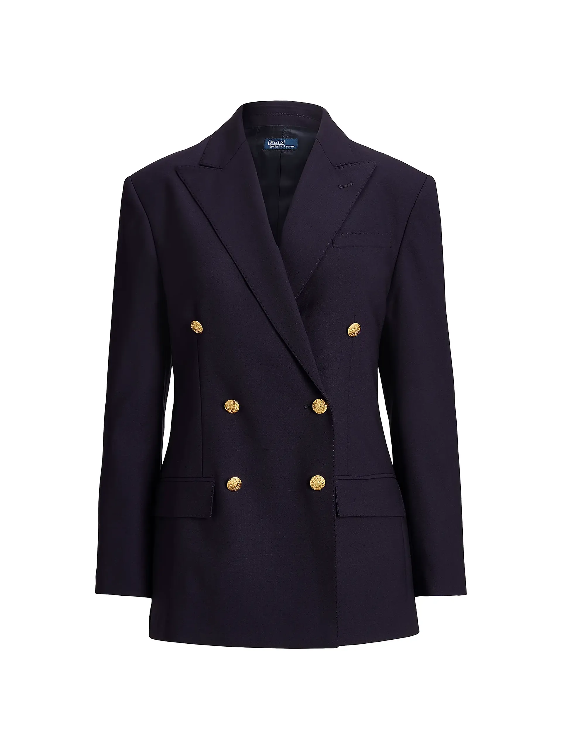 Double-Breasted Wool-Blend Blazer