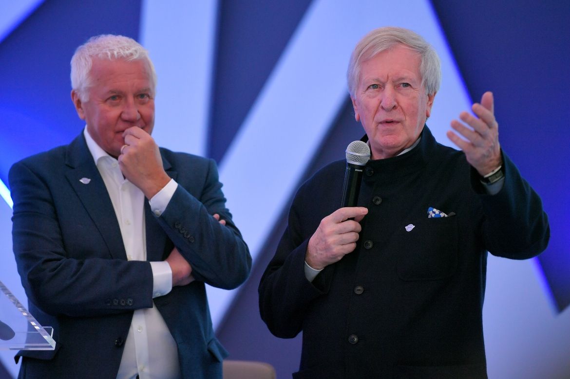 Patrick Lefevere and Frans Decock, CEO of Quick-Step