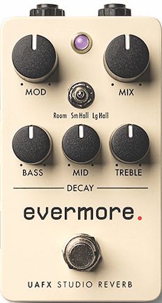 Universal Audio's Evermore Studio Reverb Pedal