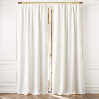 CB2 linen curtains