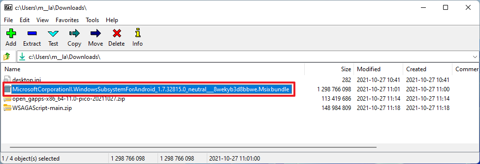 Open Msixbundle File