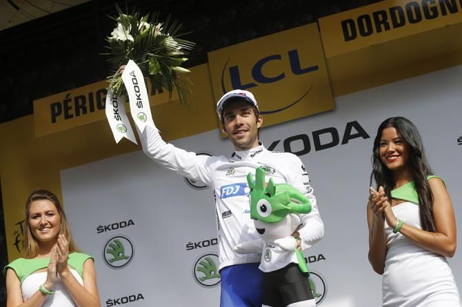 Thibaut Pinot (FDJ.fr) in the white young rider's jersey