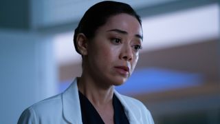 Dr. Julia Ochoa looking sad on Criminal Minds: Evolution.