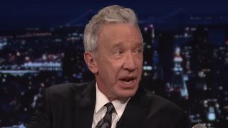 Tim Allen explaining why he grunts on The Tonight Show