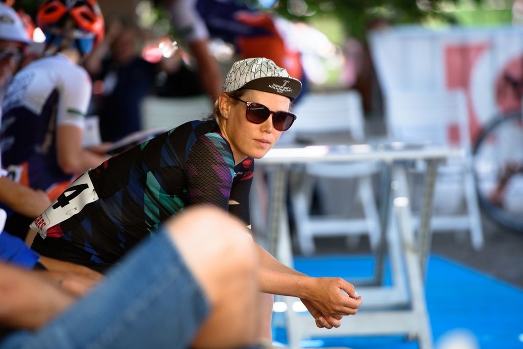 Tiff Cromwell (Canyon-SRAM) pre-stage