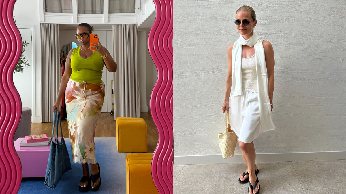 Fashion People Are Moving On From Skinny Thong Sandals—This Is What They're Wearing Instead