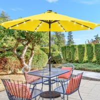 Sonkuki 9-ft Aluminum Hexagon Push-button Tilt Market Patio Umbrella: was $72 now $60 @ Lowe's