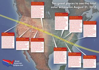 10 Great Places to See the Total Solar Eclipse on Aug. 21, 2017