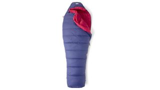 REI Co-op Down Time 25 children's sleeping bag on white background