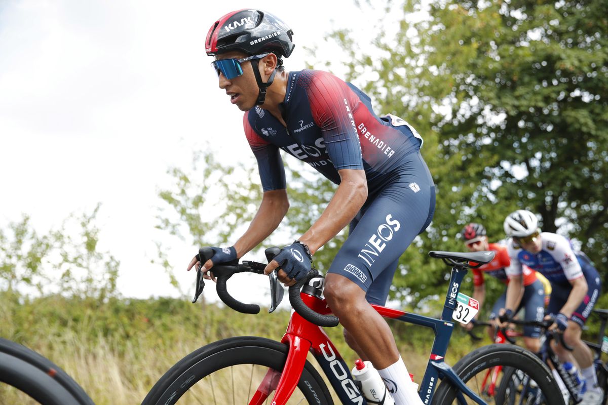 Deutschland Tour 2022 - 37th edition - 2nd stage - Meiningen - Marburg 200.7 km - 26/08/2022 - Egan Bernal (COL - INEOS Grenadiers) - photo Hennes Roth/SprintCyclingAgency&Acirc;&copy;2022