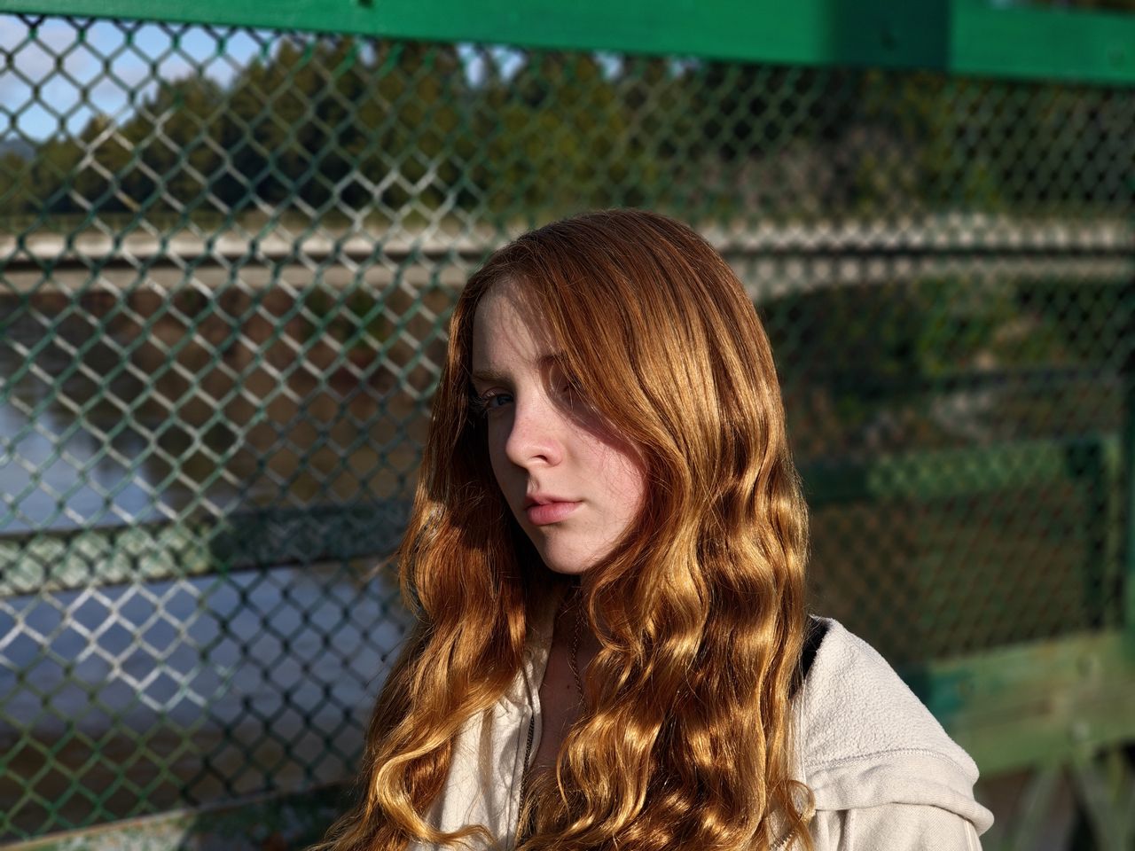Portrait shot of teenage outdoors by OnePlus 13R